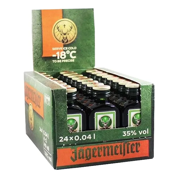 Jaggermeister  Miniatura Vidrio 40 Ml X 24 Unidades