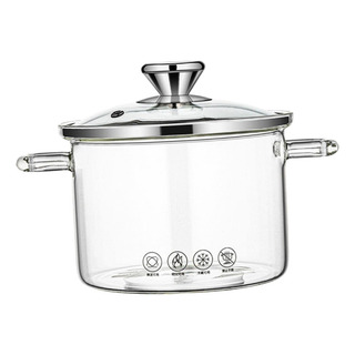 Olla De Vidrio Para Cocinar A Fuego Lento, Transparente, Par Olla De Vidrio Para Cocinar A Fuego Lento, Transparente, Par