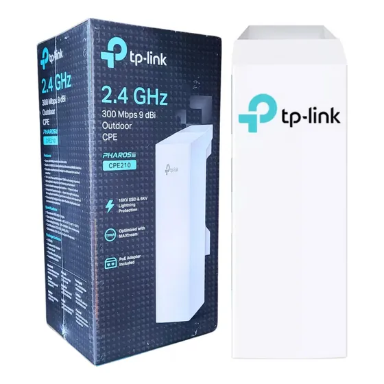 Antena Tplink Cpe210 Wifi Alta Potencia 5km Access Point Sat