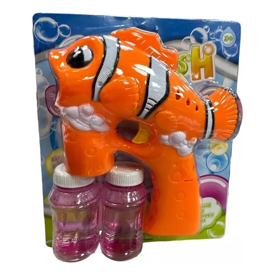 Brinquedo Lança Bolha De Sabão De Plástico Brinedo Dertido