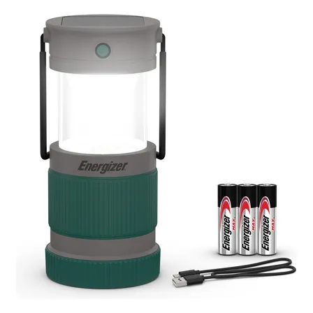 Linterna Híbrida Solar Y Recargable Para Camping Ipx4