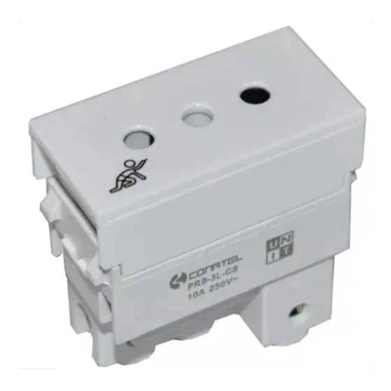 Módulo Toma 3 En Linea Blanco (linea Presta) Pf