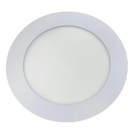 Panel Led Redondo Plano Lumistar 9w Para Empotrar