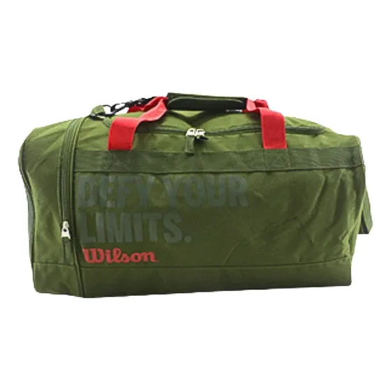 Bolso De Gym, Wilson Dimensiones 59x30x30 Verde