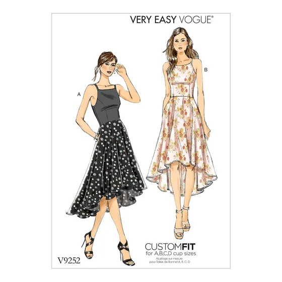 Vogue Patron Costura Para Ladie Tank Parte Superior Graduado