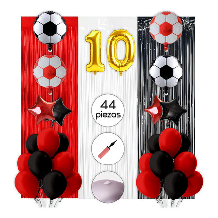 Combo Globos Chacarita Decoración Cumpleaños Super Completo Combo Globos Chacarita Decoración Cumpleaños Super Completo