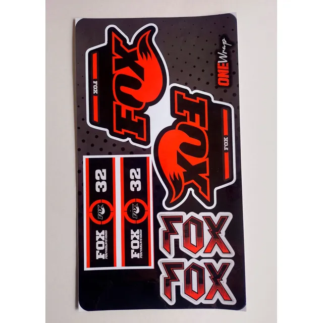 Calcomanias Bicicletas Suspecion Fox  Aaa
