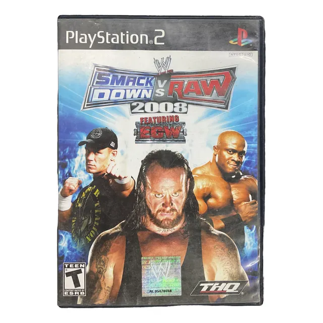 Wwe Smackdown Vs Raw 2008 Ps2 (Reacondicionado)