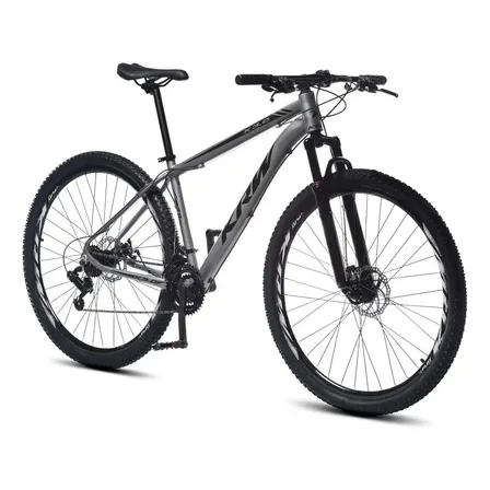 Bicicleta Aro 29 Krw Alumínio 24 Vel Freio A Disco X42 Cor Grafite/preto Fosco Tamanho Do Quadro 17