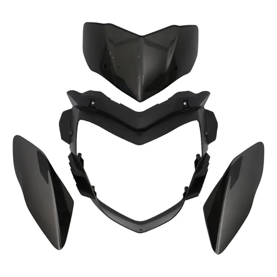 Mascara De Faro Delantero Para Bajaj Pulsar Ns 125 Gris Mtc