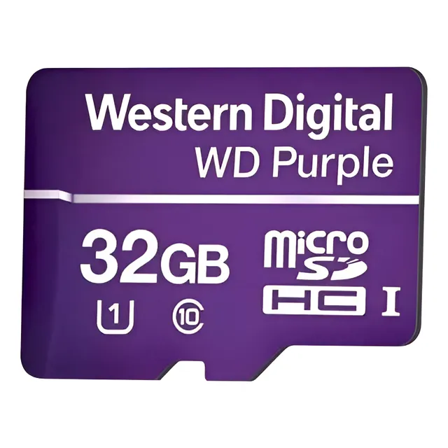 Cartão Memória Micro Sd 32gb Wd Purple Cameras Intelbras 