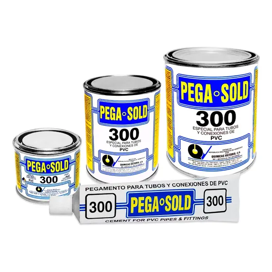 Pega Para Tuberia Pvc Pega-sold 300 De 1/8 Galon