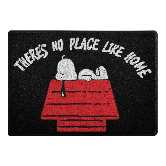 Capacho Tapete Snoopy There's No Place Like