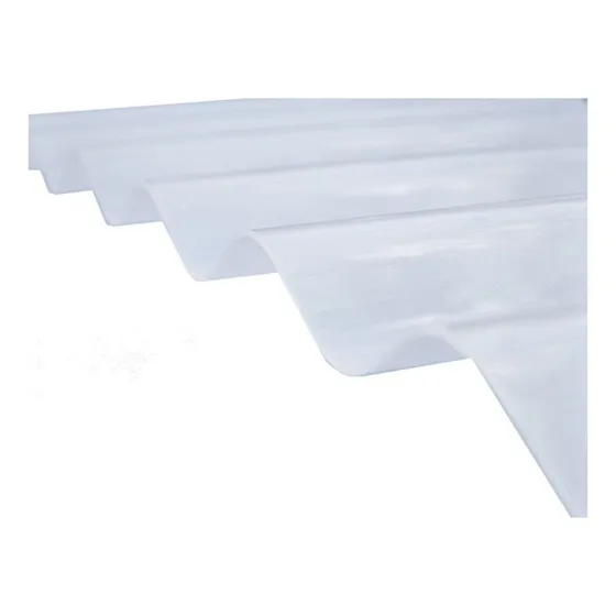 Chapa Polipropileno Traslucida Sinusoidal Blanca X 4.5 M