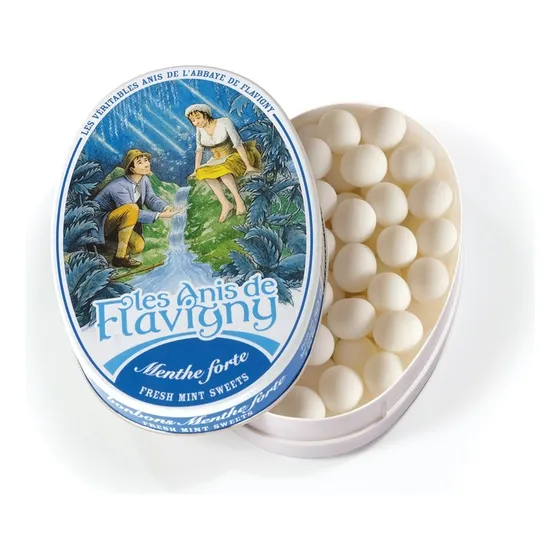 L'abbaye De Flavigny Francés Caramelo Bolas Anís Menta 50g