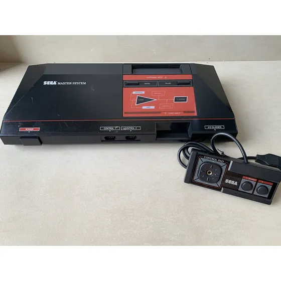 Video Game Master System Mk-2000 Japonês Som Fm / Rgb Nativo C/ Nota Fiscal