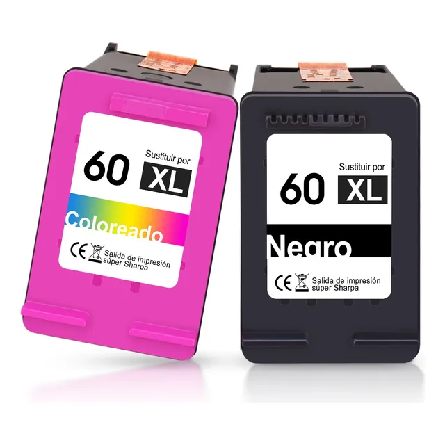Cartucho De Tinta 60xl Compatible Con Reemplazo Para Hp 60xl