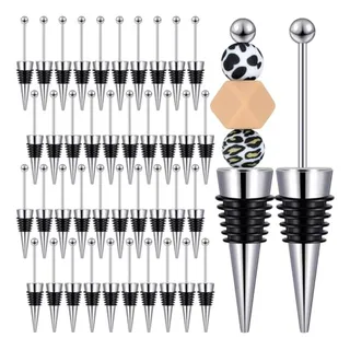 Tapón De Vino Decorativo Con Cuentas 40uds. Tapón De Vino Decorativo Con Cuentas 40uds.