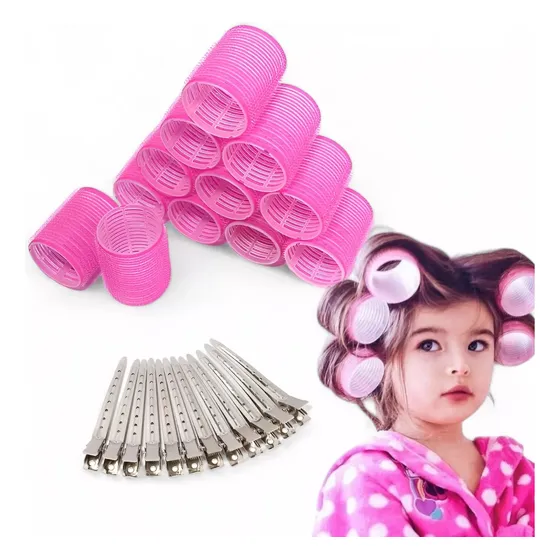 Pack 12 Tubos Ondulines Mágicos Para Cabello + Pinzas