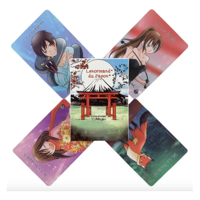 Oraculo Lenormand Du Japón 36 Cartas + E-book