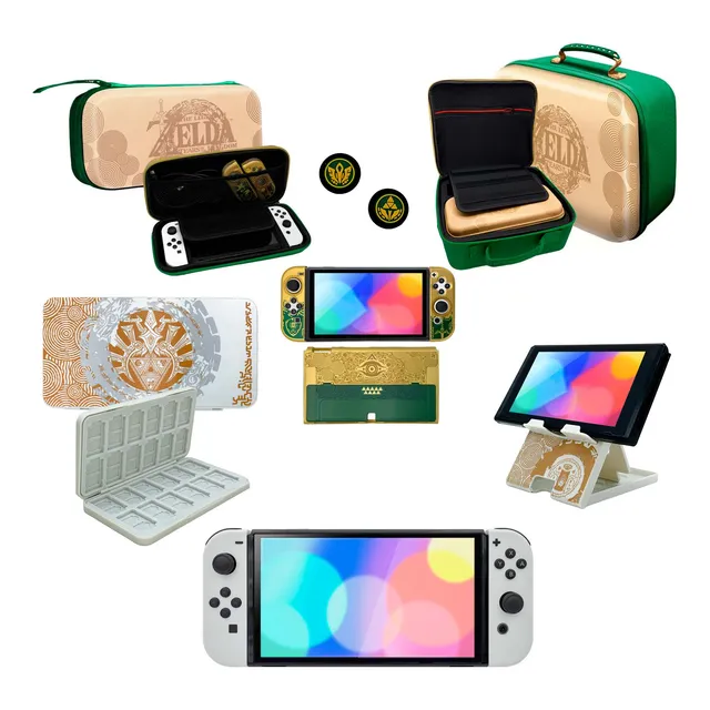 Superkit De Viaje Zelda Compatible Nintendo Switch Oled 6 En