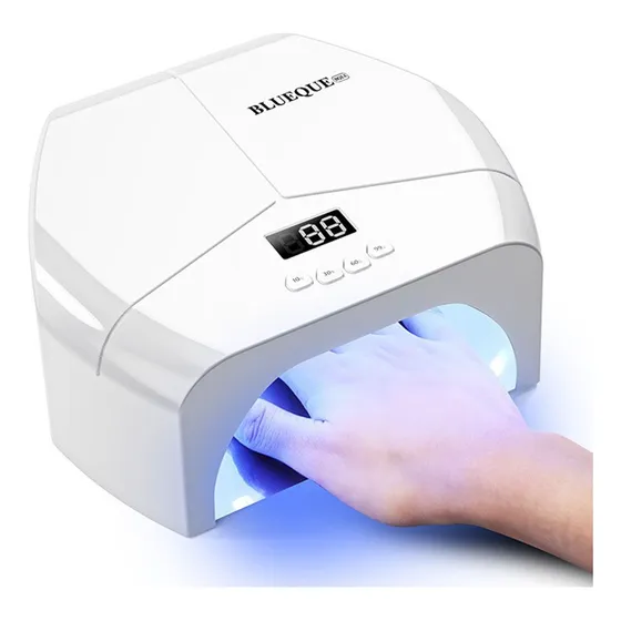Lámpara De Uñas Profesional 127V 298w/72led Uv Para Manicura Uñas