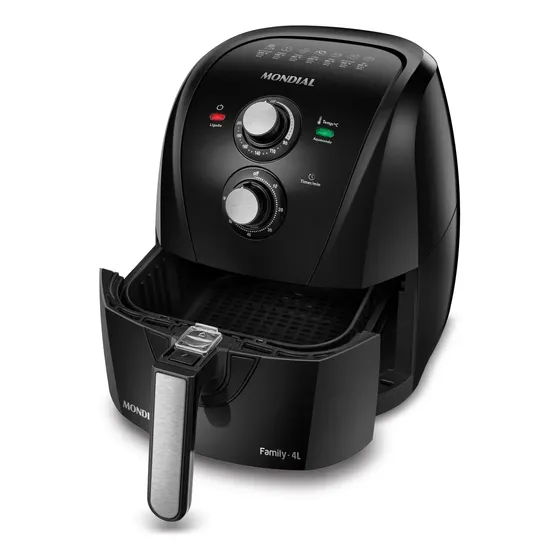 Fritadeira Sem Óleo Air Fryer 4l Mondial Preto 1500w Afn-40-fb