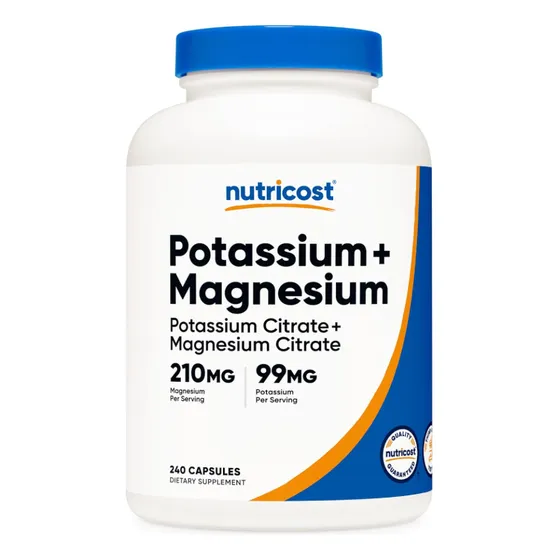 Citrato De Magnesio Y Potasio Capsulas Potassium Magnesium Sabor Natural