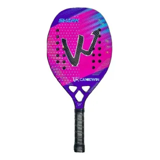 Raquete Beach Tennis Camewin Fibra De Carbono Full 3k Cor Camewin Shark Pink Raquete Beach Tennis Camewin Fibra De Carbono Full 3k Cor Camewin Shark Pink