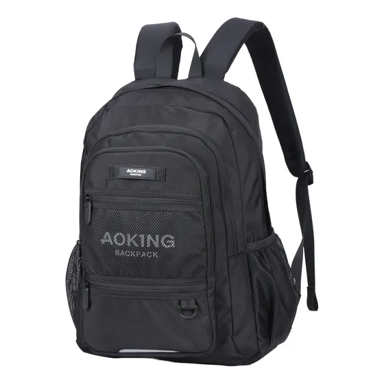 Mochila Impermeable Hombre Mujer Aoking Xn3557-5 Color Negro