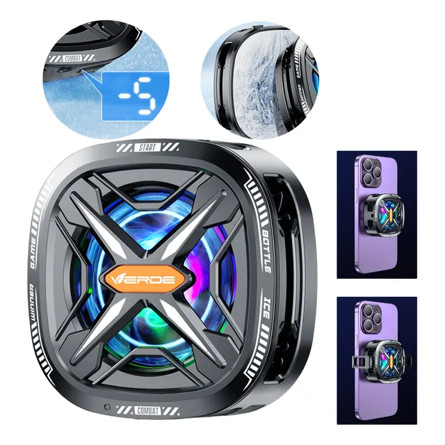 Succão Magnética + Clipe Traseiro 2 Em 1 Cooler Celular -5°