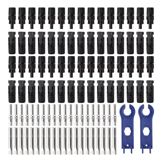 31 Pares Conectores Macho Hembra Panel Solar Mc4 Impermeable Echo