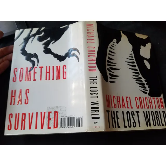 The Lost World Jurassic Park 2 Michael Crichton Tapa Dura