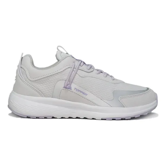 Topper Zapatillas - Hanoi Gris Chip-lila Orchid