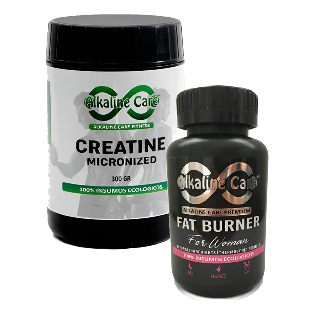 Natural Fat Burner 100 Cap  + Creatina Micronizada 300gr