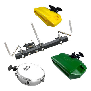 Kit Torelli Mini Rack Par Jam Block Tamborim Kit Torelli Mini Rack Par Jam Block Tamborim