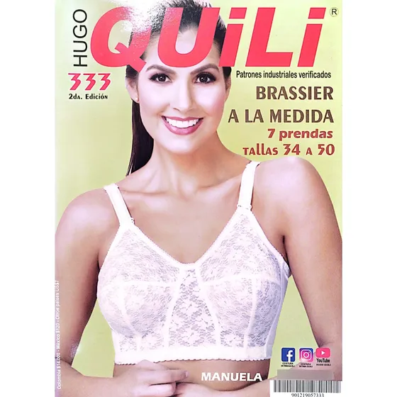 Patrón Molde Revista Física Quili Brassier 333