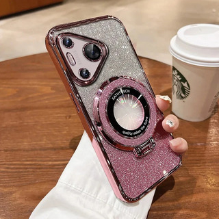 P50pro - Capa De Celular Com Revestimento De Glitter Para Hu P50pro - Capa De Celular Com Revestimento De Glitter Para Hu