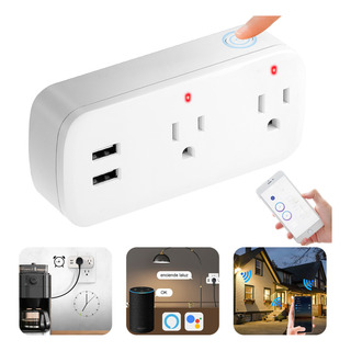 Wi-fi Inteligente Regleta Cargador Multipuertos Con Blanco Wi-fi Inteligente Regleta Cargador Multipuertos Con Blanco