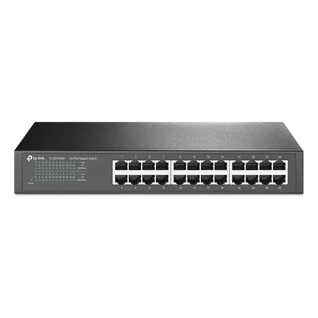 Switch Tp-link Tl-sf1024d 24 Puertos 10/100 Mbps Tl-sg1024d