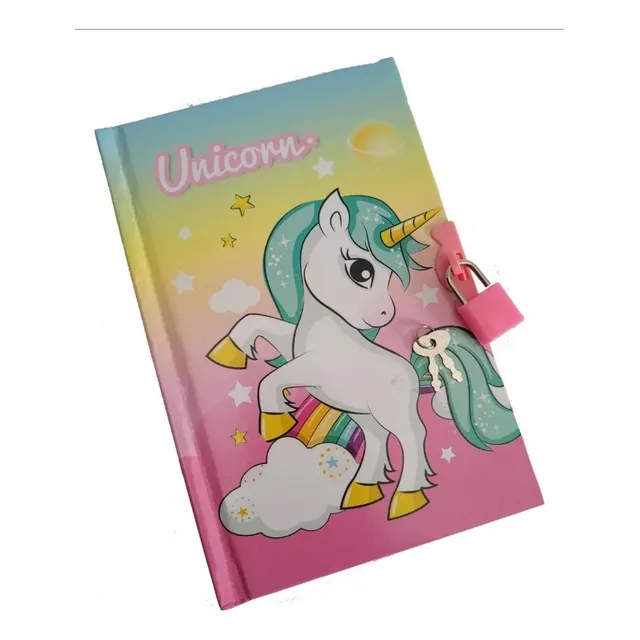 Agenda Diario Para Niñas Estuche+candado Y Llave