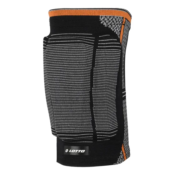 Rodillera Lotto Team En Negro Y Gris Color Negro/gris Talle S