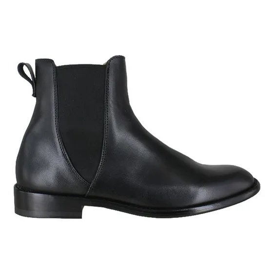 Botines Dama Carlo Ronaldi 1007 Becerro Negro Cuero Casuales