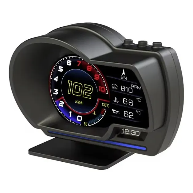Manometro Digital Obd2 Sistema Gps Kit Completo