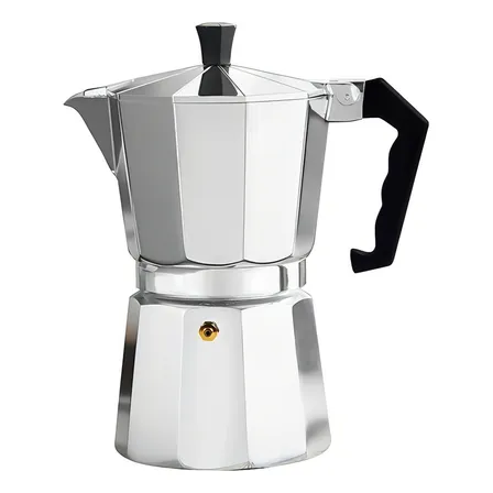 Cafetera Italiana De Aluminio 6 Tazas Cafe Desayuno