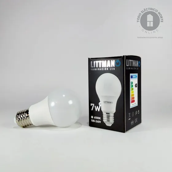 Bombillo Led Littman 7w 6500k 110-240v 