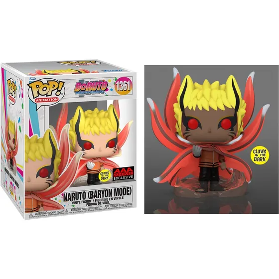 Funko Pop! Boruto - Naruto (baryon Mode) 6'' Glows #1361