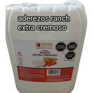 Aderezo Ranch Bidón 20kg Custom Culinary Aderezo Ranch Bidón 20kg Custom Culinary