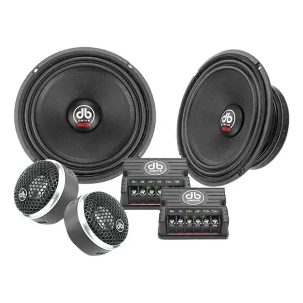 Set De Medios Db Drive Wdx65c 6.5 Pulg 500w Max Tweeters Negro