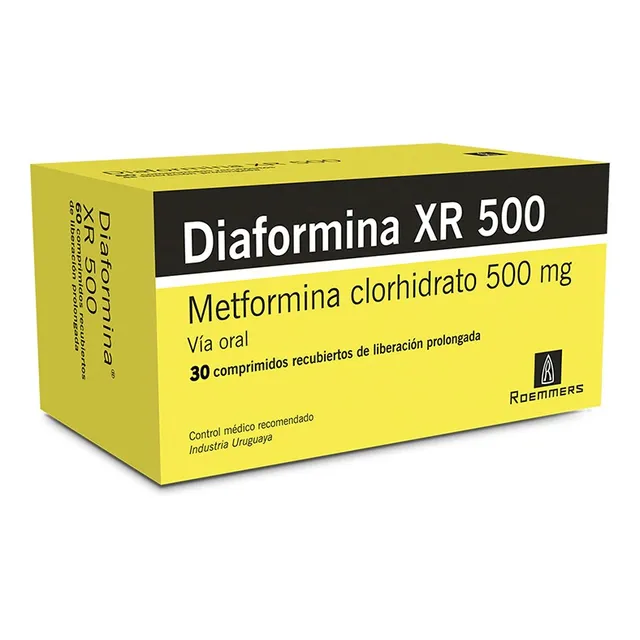 Diaformina® Xr 500mg X 30 Comprimidos Recubiertos